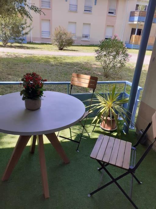Mignon Appartement En Residence Avec Piscine Biscarrosse Exteriör bild